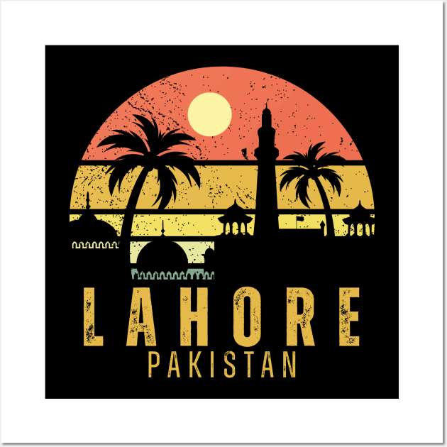 Lahore Vintage Sunset Wall Art by DesignerDeskStd